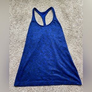 Nike, dri-fit racerback tank, patterned